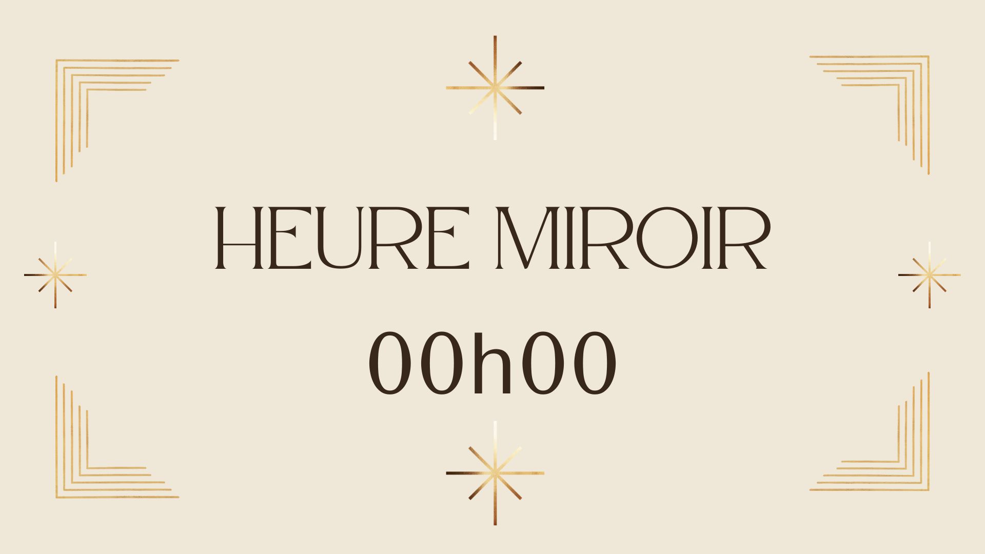 heure miroir 00h00